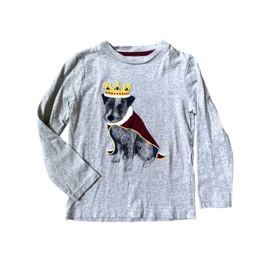 Mini Boden Royal Sprout Long Sleeve Tee